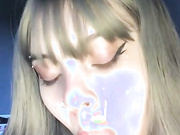 Moonlighty Goth Dildo Ride