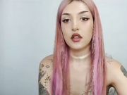 Devil_Blood with vibrator, dildo and cum