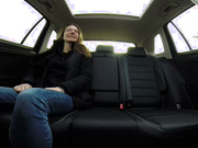 KarinaHH traffic cone + fisting on the backseat