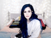 kati3kat may 10 2019 blue fur butt plug braks galss toy