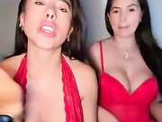 Lena_Banks & Carolina_Novoa lesbian show