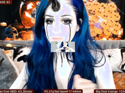 kati3kat oct 24b 2019 glass toy vibe orgasm finger cum