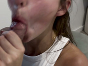 Ella Alexandra BJ with facial