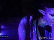 avatar cosplay & shower