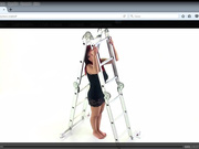 etv show nickie ladder upskirt