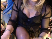 Shemale show and cum in glass