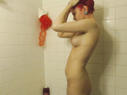 Ryden takes a shower