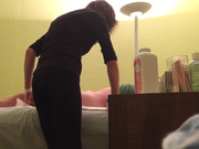 Hidden Cam At Wax Salon Girl Rubs Hard Dick Of Customer