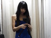 Littlesubgirl Sexy Squirter Soaks Changing Room Mirror