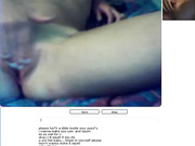 Chatroulette 34 Beautiful skinny masturbating squirt