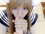 Pupperbot - Schoolgirl Kitten Blowjob