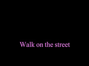 Jesika Walk on the street