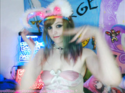 BabyZelda Clumsy Glow In The Dark Bunny Egg Dance in private premium video