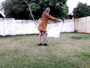 Andreza - Sweet Teen 5 Orgams In The Backyard in private premium video