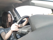 Andreza - Sweet Teen Cum Play In The Restaurant Bathroom in private premium video