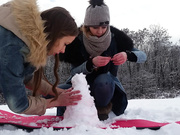 Sexxylorry - Play and cum in snow premium video