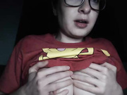 mollymeadows boob and pussy, masturbation in bed