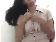 Indonesian girl get naked and mastubrating