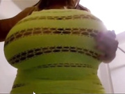 Roxi Red Webcam In Bathroom With Huge Massive Tits