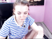 AngelSansa private show, strips nude and masturbate