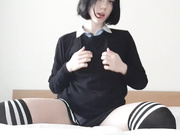 Ellesclub - Sweet anal play with lollipop