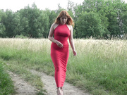 Curvy flame haired beauty in Henley - 4K