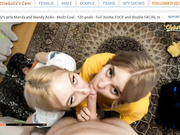 mylittledolls - 2 sexy teens pov sucking daddys cock