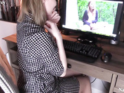 Natalia Grey - Watching Porn at Work