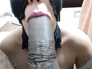 dombbcandsubslut suck big dick anal job facial part.1