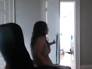 nobodyeven shows off her hairy pussy and cum