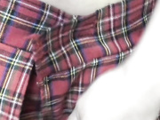 angeellina teasing in school girl outfit