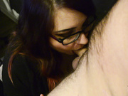 LovelyHaley - Deepthroat with accidental facial