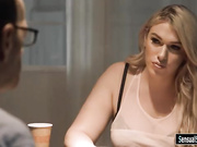 Glamour TS Aspen Brooks anal fucking with a detective