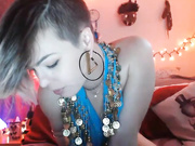 ancored fingers her tight young pussy and cums