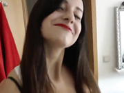 woman gets fucked on top of man