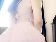 Ellieleen1 (aka ellieleen11, ellieleen, elliemayli) voyeur time and goes solo on cam OnlyFans private video