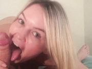 Elle Knox - POV bj on bed