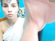 britniis masterbates watching lesbian video