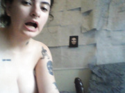 Val_Santos notbeckyhecky riding big black dildo