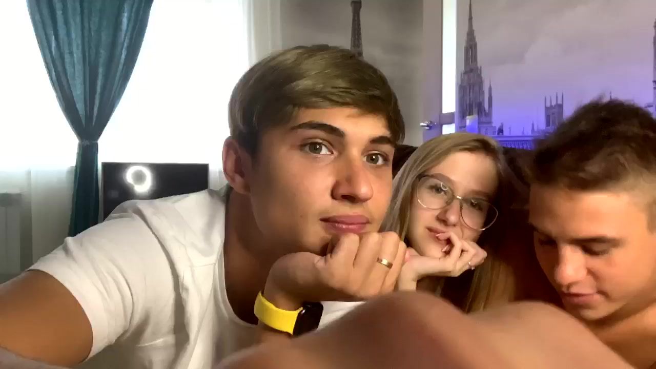 A steamy session in bed