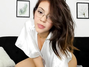 Ally_2019 silk lingerie masturbate