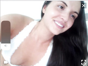 Hot Brunette Sucking Dick