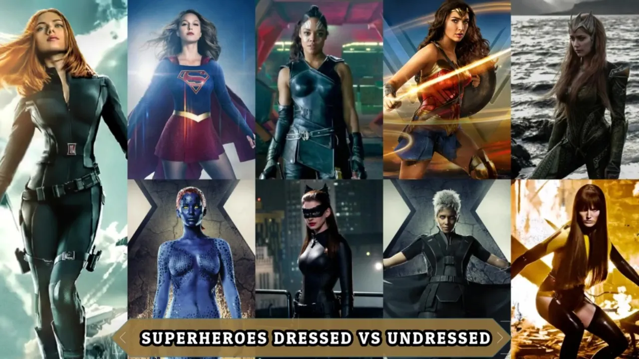 Sekushilover - Superhero Dressed vs Undressed Free Porn