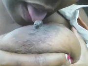 ebony tits solo nipple sucking