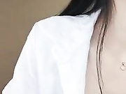 Beautiful Long Hair Chinese Camgirl Masturbation