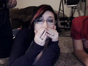 sexy_aymee threesome mmf double facial cumshot