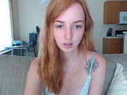 minxymaeve, ball gag, hitachi, ginger, redhead