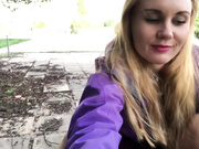 Ivi Roses - Dildo Ride In Public