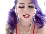 Val Steel OF squirt shower double ended dildo