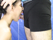 Latina With Braces Gets Throat Destroyed 62